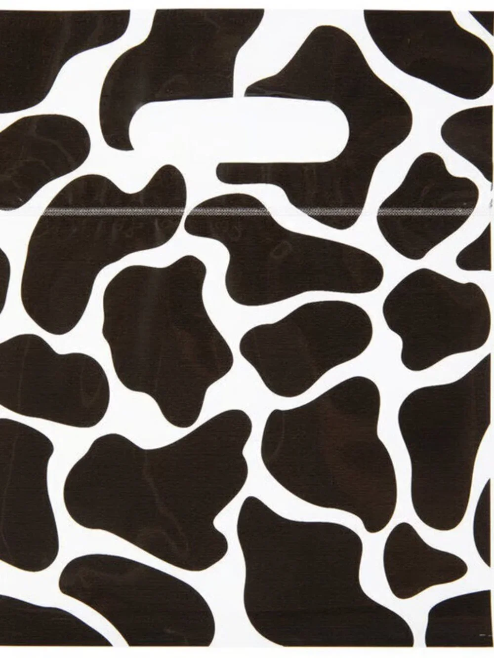 12pc Cow Print Party Favor Bags Zipper Handles Cowboy Western Birthday Supplies